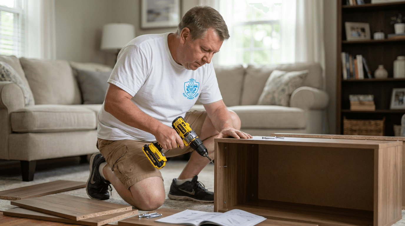 Artisan rénovant un parquet en ponçant et en remplaçant des lames